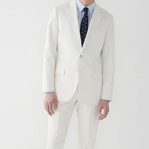 J. Crew Ludlow Slim-fit suit jacket in Italian chino. Color Sea Salt Size 38R